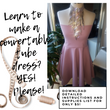 Sewing Instructions: Summer Tube Dress