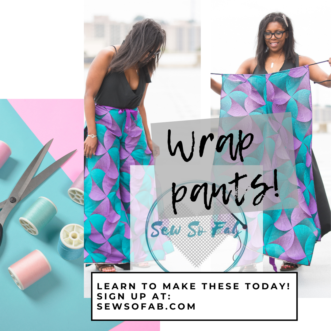 Sewing Kit: Wrap Pants – Sew So Fab